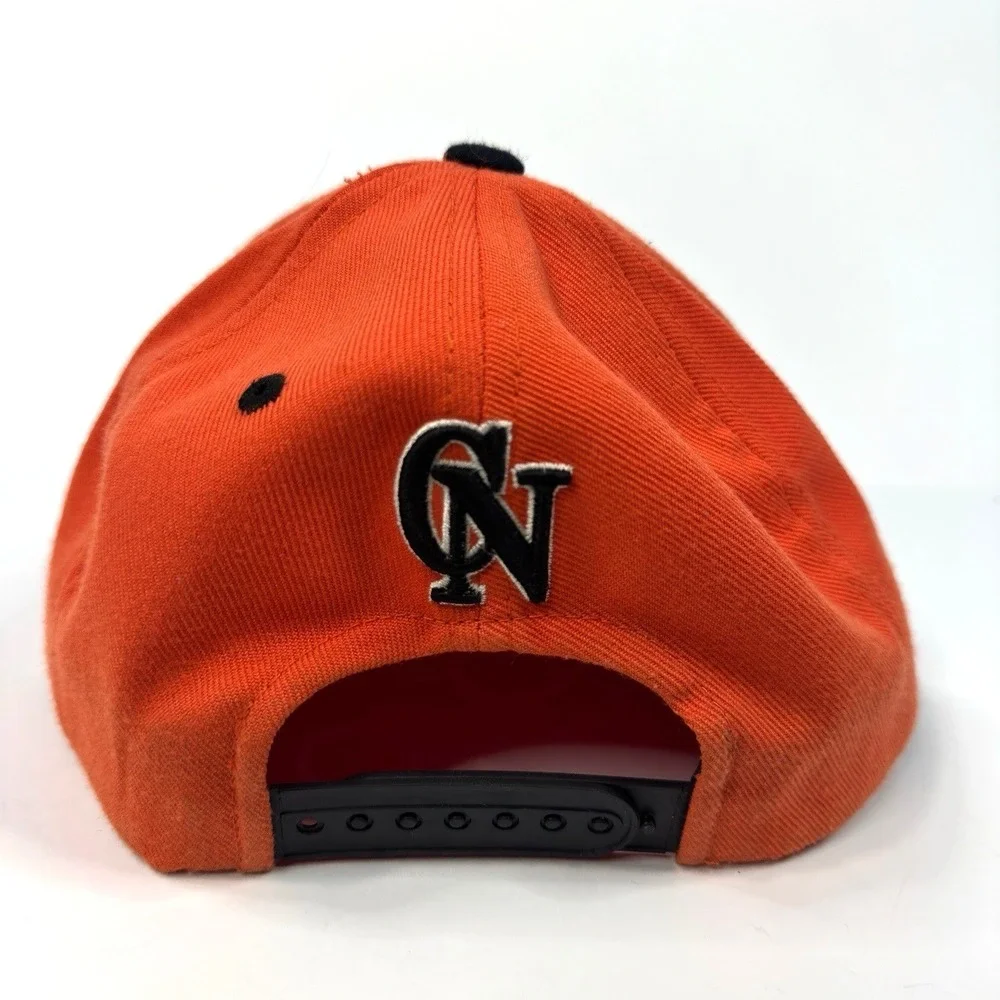 Vintage Carson Newman‎ Eagles Trucker Hat Mens Snapback Adjustable Orange